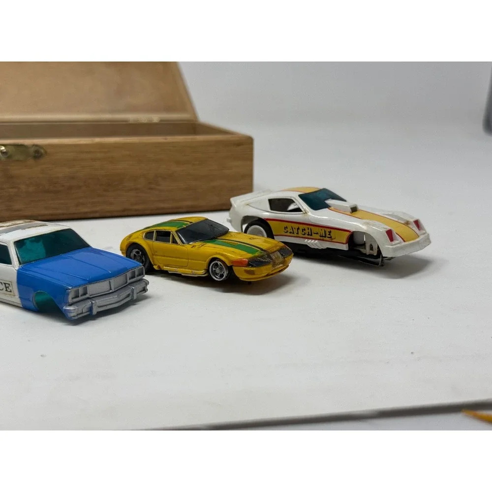 Vintage Matchbox Speed Slot Lot Chassis Bodies Parts Repair aurora ferrari